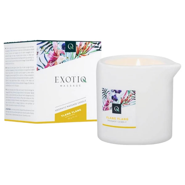 EXOTIQ - ILLATOS MASSZÁZSGYERTYA - YLANG YLANG (60G)