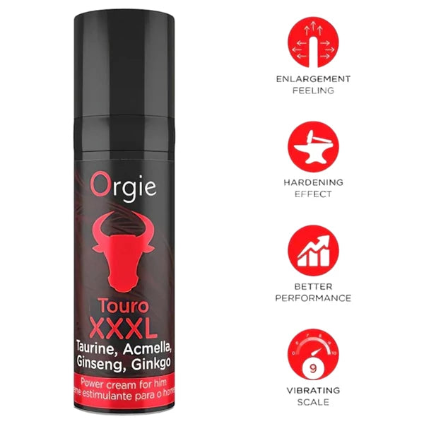 ORGIE TOURO XXXL - EREKCIÓ FOKOZÓ KRÉM (15ML)