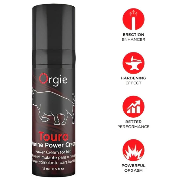 ORGIE TOURO POWER - EREKCIÓ FOKOZÓ KRÉM (15ML)