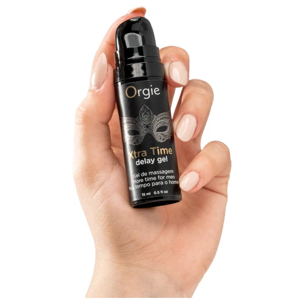 ORGIE XTRA TIME - MAGÖMLÉS KÉSLELTETŐ GÉL FÉRFIAKNAK (15ML)