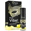 ORGIE DUAL VIBE - UNISEX FOLYÉKONY VIBRÁTOR - GIN TONIC (15ML)