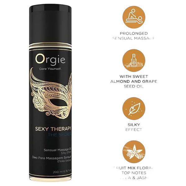 ORGIE THE SECRET - ÉRZÉKI MASSZÁZSOLAJ (200ML)