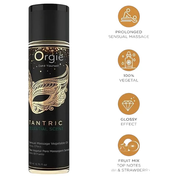ORGIE TANTRIC CELESTIAL - ÉRZÉKI MASSZÁZSOLAJ (200ML)