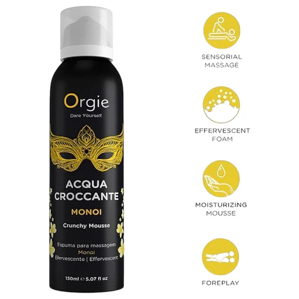 ORGIE ACQUA CROCCANTE - MASSZÁZS HAB - TRÓPUSI (150ML)