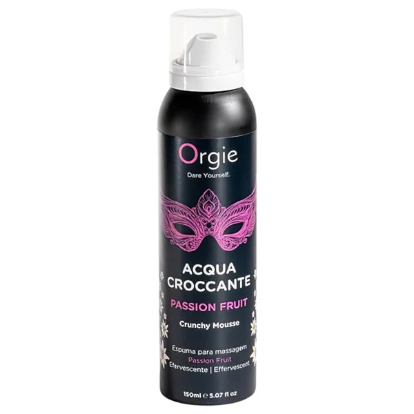ORGIE ACQUA CROCCANTE - MASSZÁZS HAB - PASSION FRUIT (150ML)