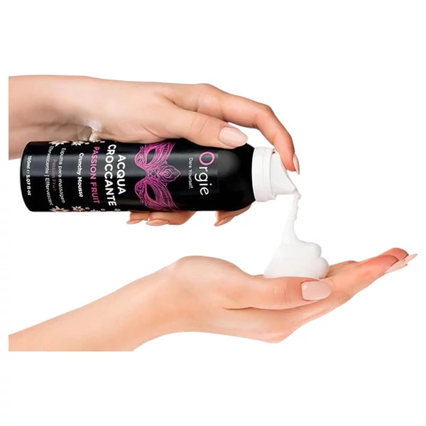ORGIE ACQUA CROCCANTE - MASSZÁZS HAB - PASSION FRUIT (150ML)