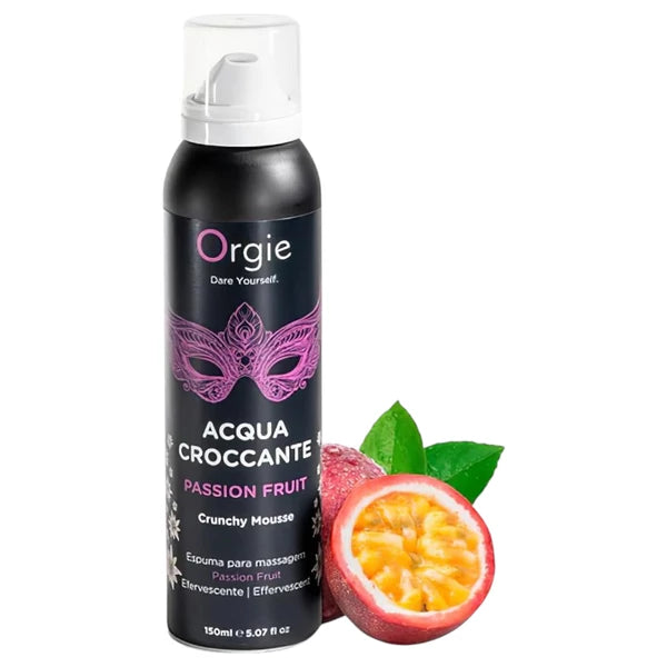 ORGIE ACQUA CROCCANTE - MASSZÁZS HAB - PASSION FRUIT (150ML)