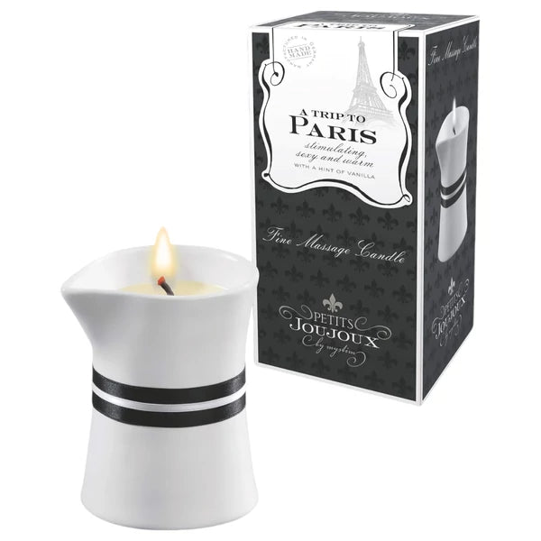 PETITS JOUJOUX - MASSZÁZSGYERTYA - VANÍLIA-SZANTÁLFA (120ML)