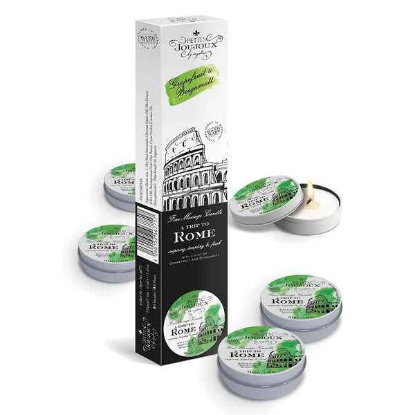 PETITS JOUJOUX ROME MASSZÁZSGYERTYA - GRAPEFRUIT-BERGAMOT 5X43ML