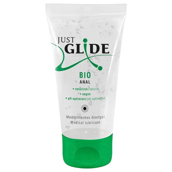 JUST GLIDE BIO ANAL - VÍZBÁZISÚ VEGÁN SÍKOSÍTÓ (50ML)