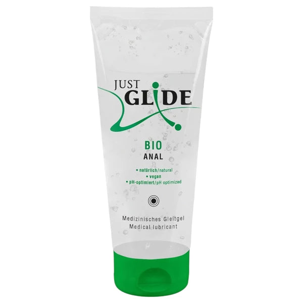 JUST GLIDE BIO ANAL - VÍZBÁZISÚ VEGÁN SÍKOSÍTÓ (200ML)