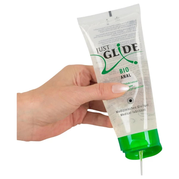 JUST GLIDE BIO ANAL - VÍZBÁZISÚ VEGÁN SÍKOSÍTÓ (200ML)