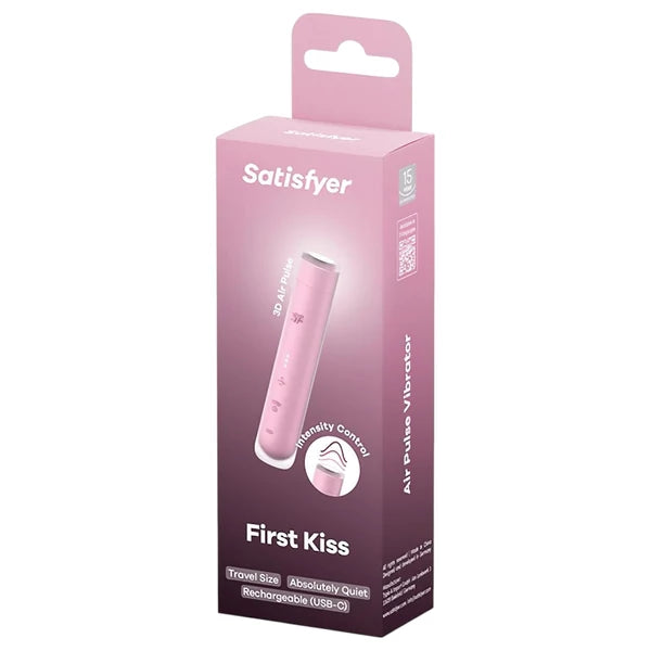 SATISFYER FIRST KISS - LÉGHULLÁMOS CSIKLÓIZGATÓ (PINK)
