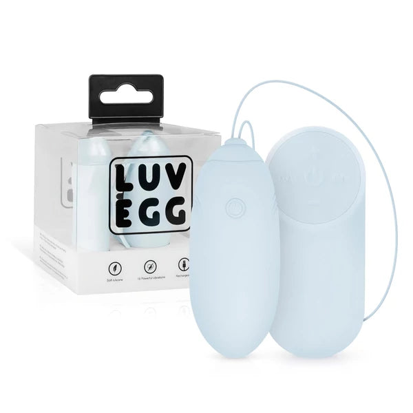 LUV EGG - AKKUS, RÁDIÓS VIBRÁCIÓS TOJÁS (KÉK)