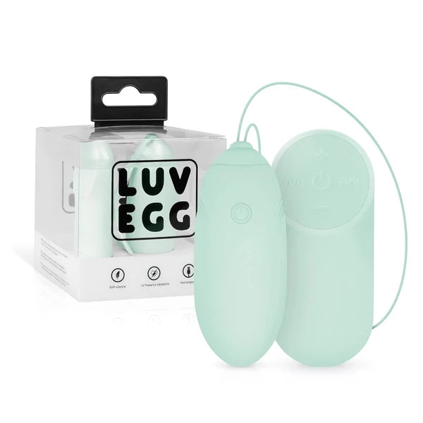 LUV EGG - AKKUS, RÁDIÓS VIBRÁCIÓS TOJÁS (ZÖLD)