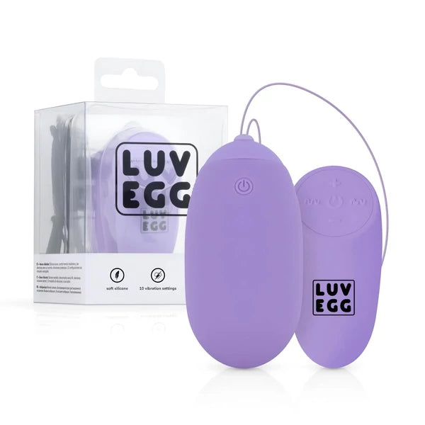 LUV EGG XL - AKKUS, RÁDIÓS VIBRÁCIÓS TOJÁS (LILA)