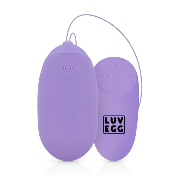 LUV EGG XL - AKKUS, RÁDIÓS VIBRÁCIÓS TOJÁS (LILA)