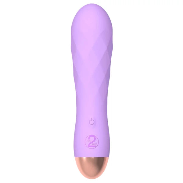 CUTIES MINI - AKKUS, VÍZÁLLÓ, RÁCSOS VIBRÁTOR (LILA)