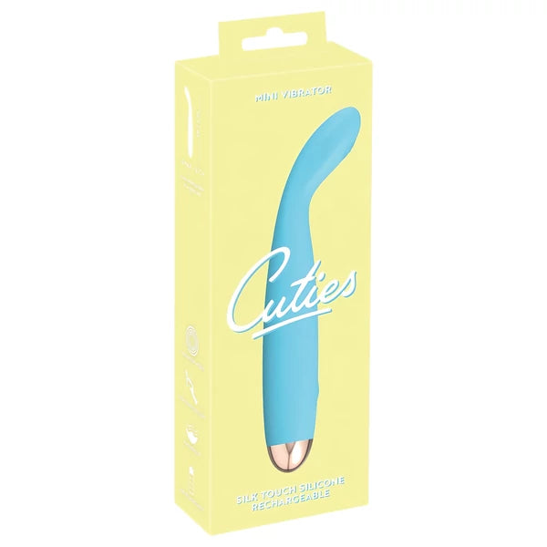 CUTIES MINI - AKKUS, VÍZÁLLÓ, G-PONT VIBRÁTOR (TÜRKIZ)