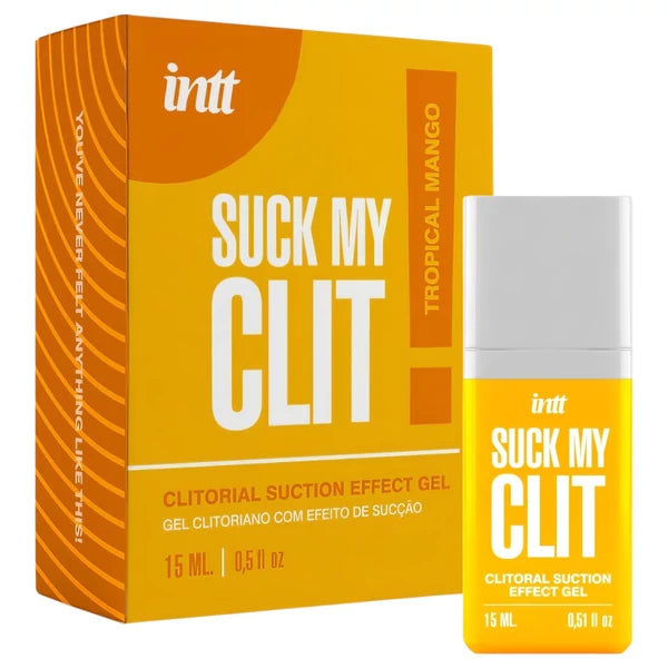 INTT SUCK MY CLIT - KLITORISZ STIMULÁLÓ GÉL NŐKNEK - MANGÓ (15 ML)