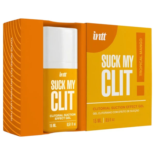 INTT SUCK MY CLIT - KLITORISZ STIMULÁLÓ GÉL NŐKNEK - MANGÓ (15 ML)