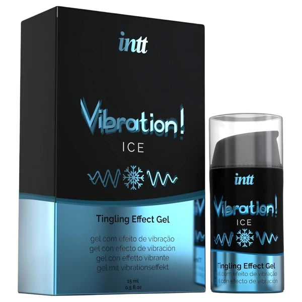 INTT VIBRATION! - FOLYÉKONY VIBRÁTOR - JÉG (15 ML)