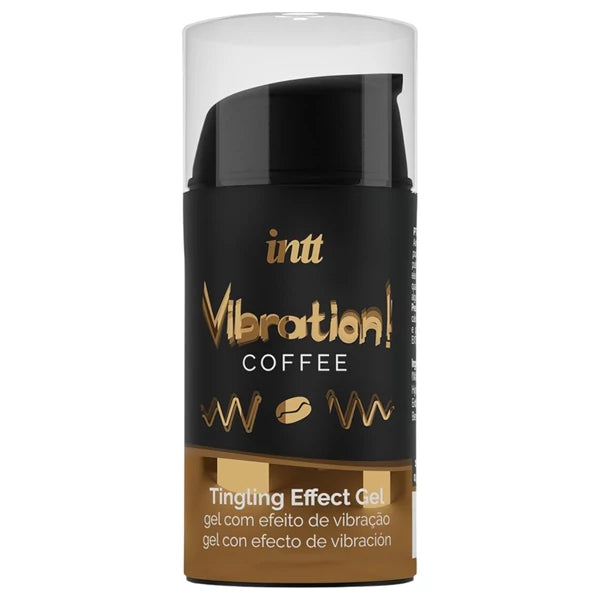 INTT VIBRATION! - FOLYÉKONY VIBRÁTOR - KÁVÉ (15 ML)