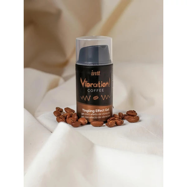 INTT VIBRATION! - FOLYÉKONY VIBRÁTOR - KÁVÉ (15 ML)