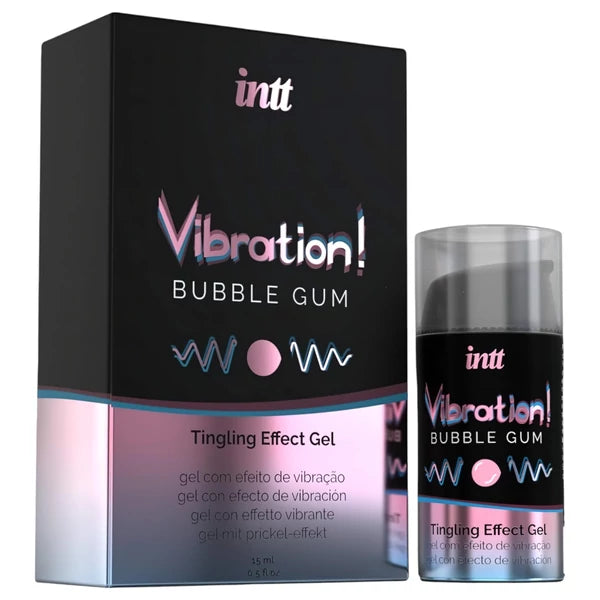 Intt Vibration! - folyékony vibrátor - rágógumi (15 ml)